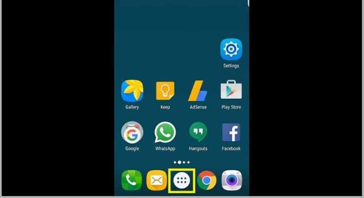 Android OS home screen