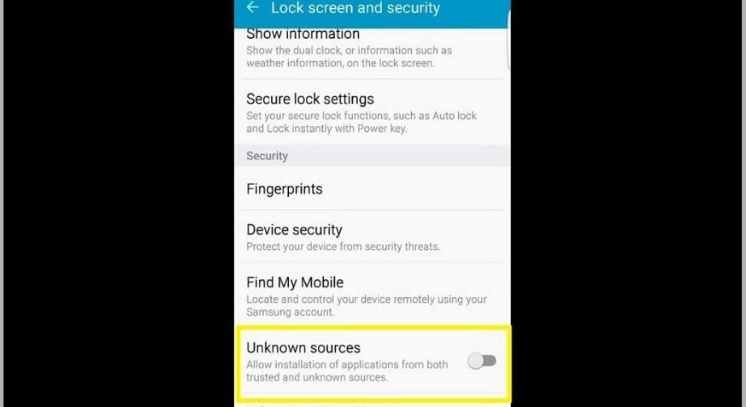 enable unknown sources feature to allow catmouse apk installation