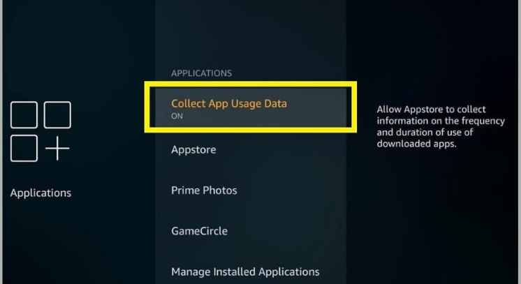 collect apps usage data