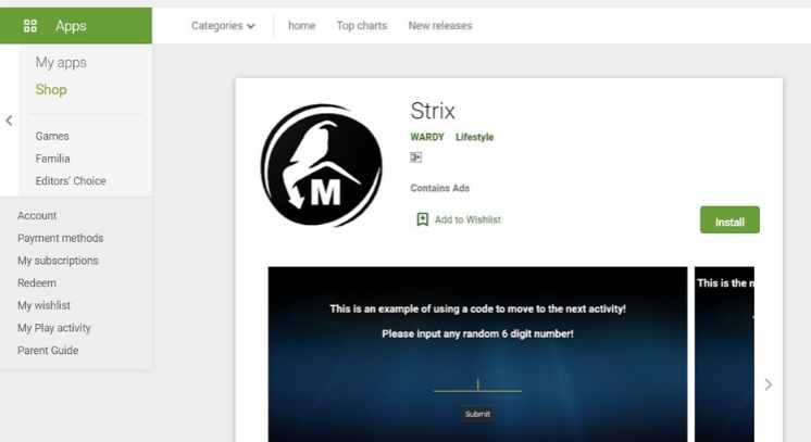 strix apk on Google Play