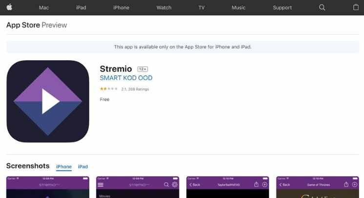 Stremio on App store