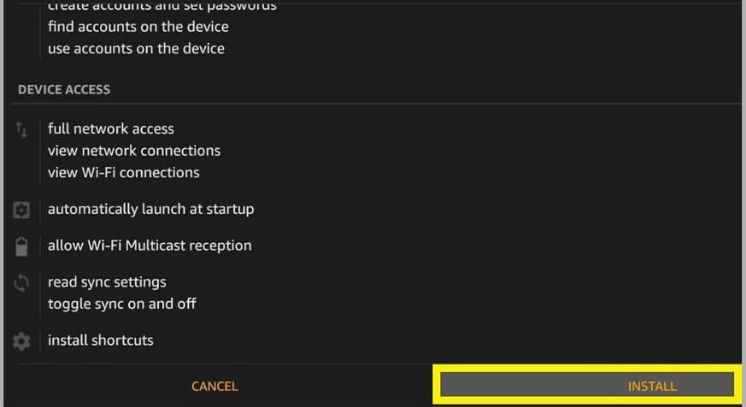 install command to install syncler apk on firestick